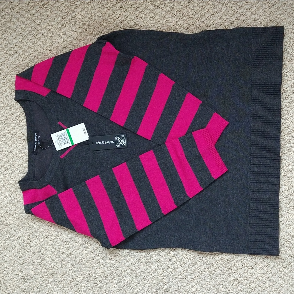 NWT Cable and Gauge 3/4 Sweater